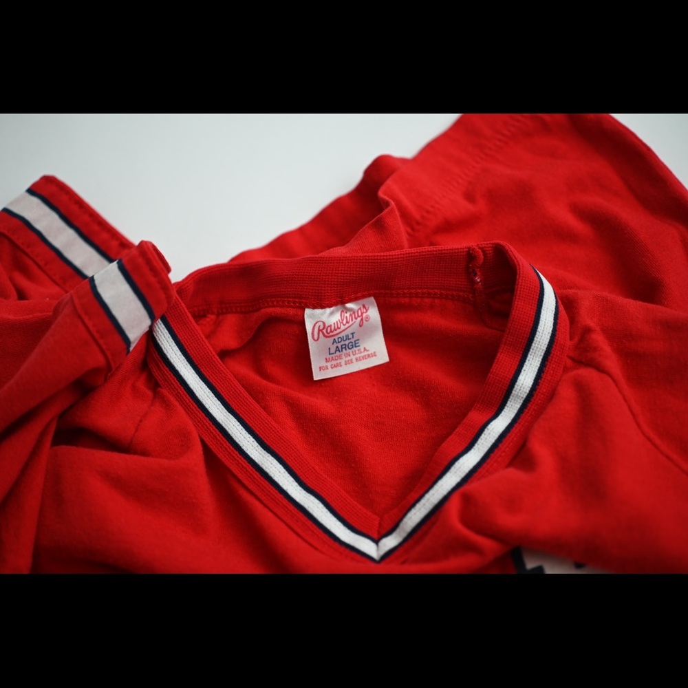 80s St. Louis Raglan Jersey Large